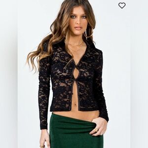 Princess Polly keston lace button down